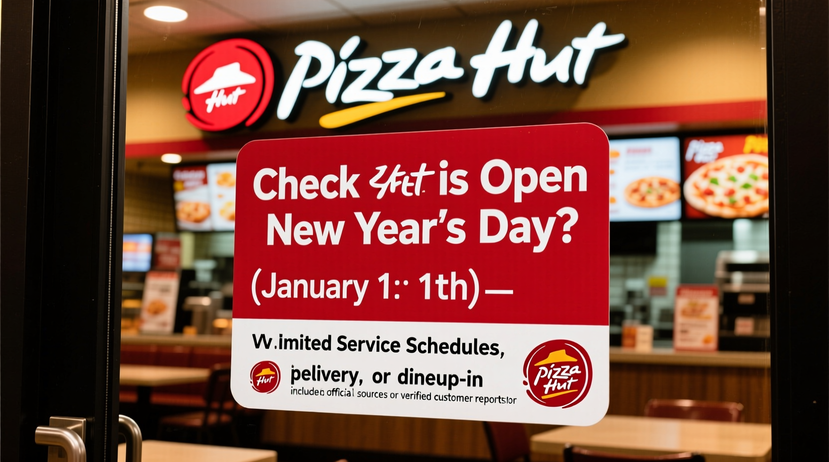 is pizza hut open on new years