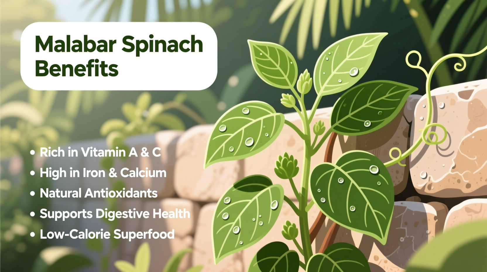 malabar spinach benefits