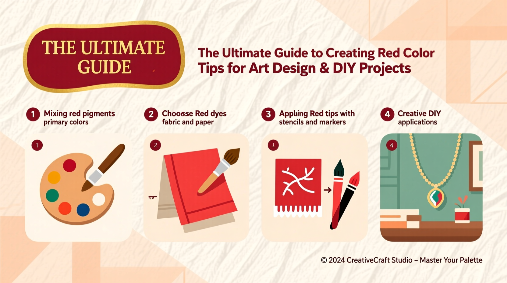 the ultimate guide on how to make red color tips for art design and diy projects
