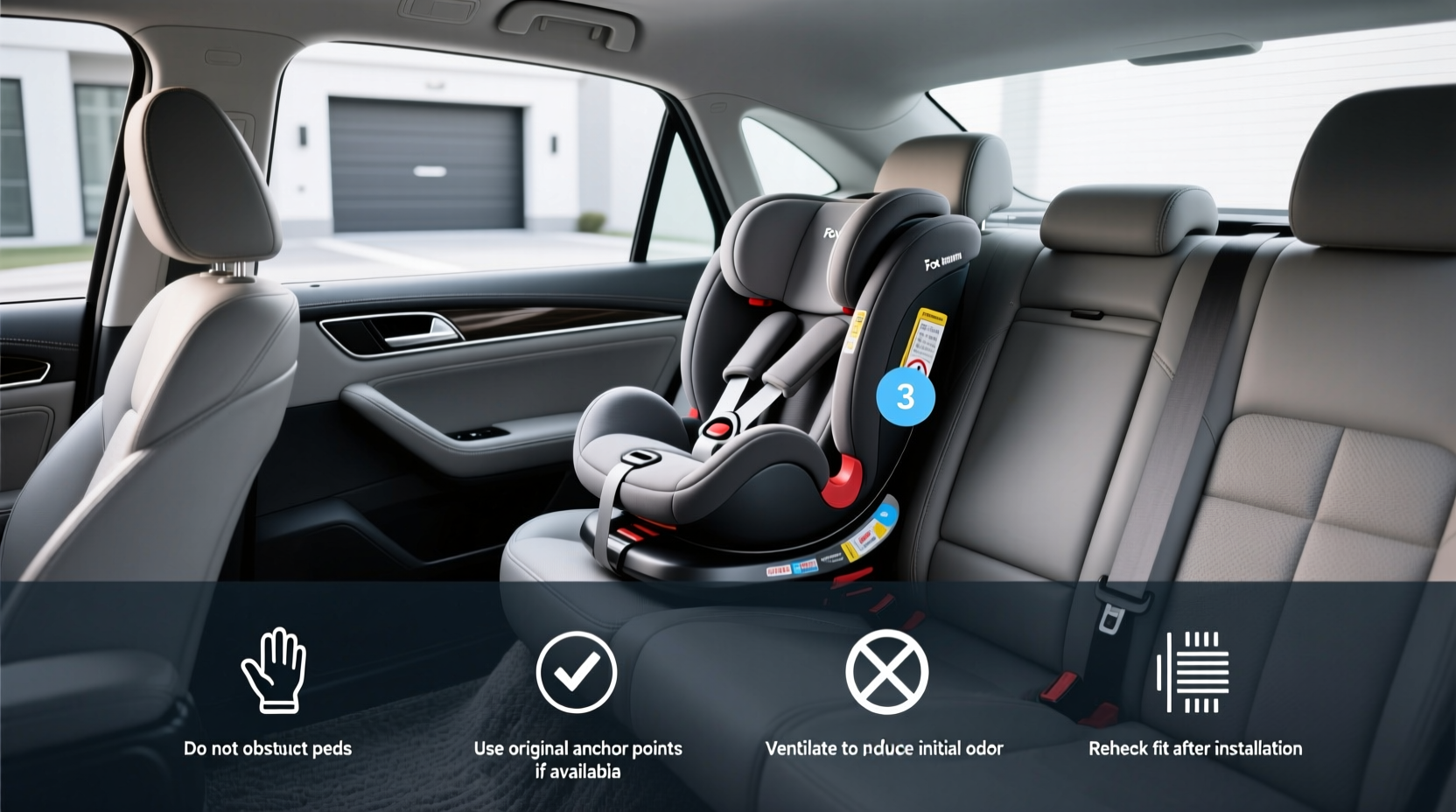 fox rental car child seat costs