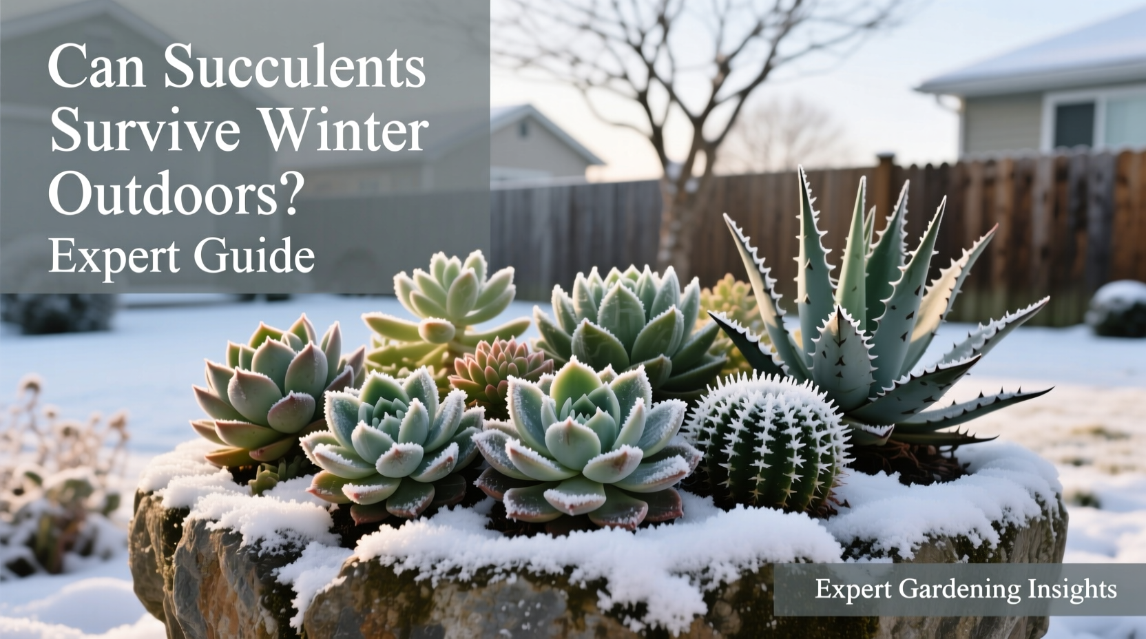 can succulents survive winter outdoors