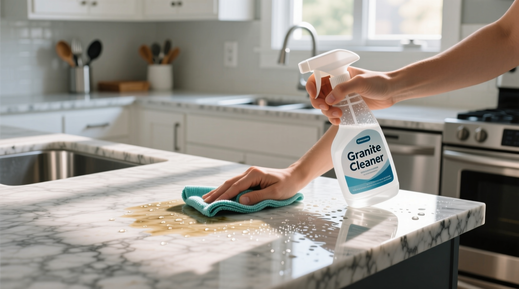 how to clean granite