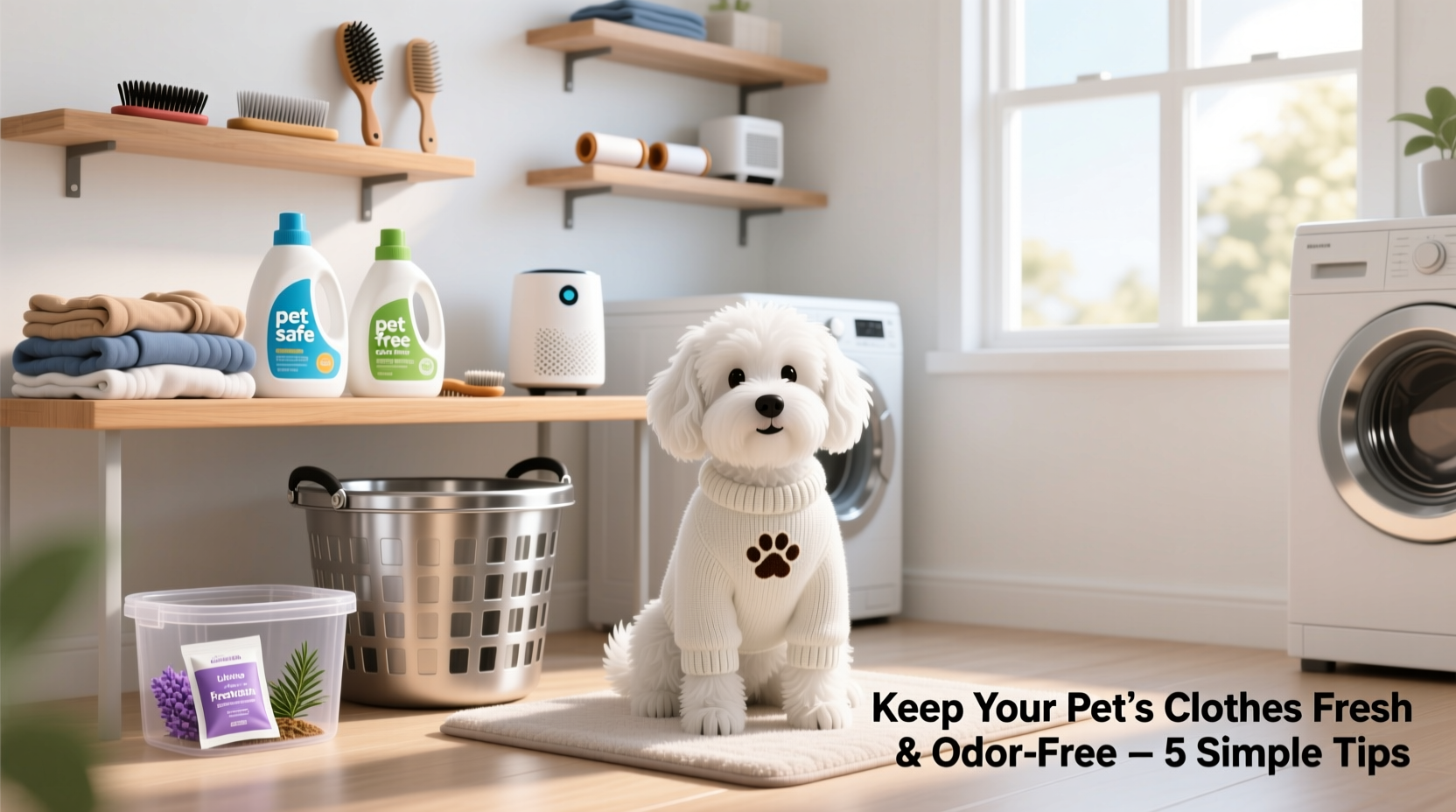 practical tips to keep your pets clothes clean fresh and odor free