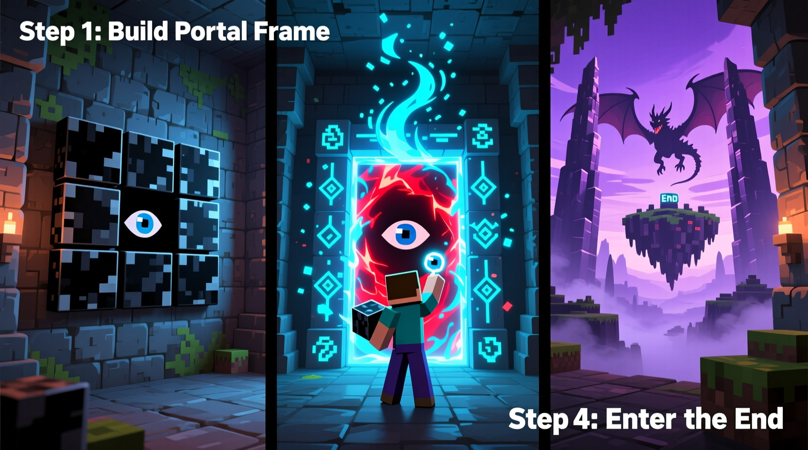 mastering the end portal a step by step guide to unlocking minecrafts final dimension