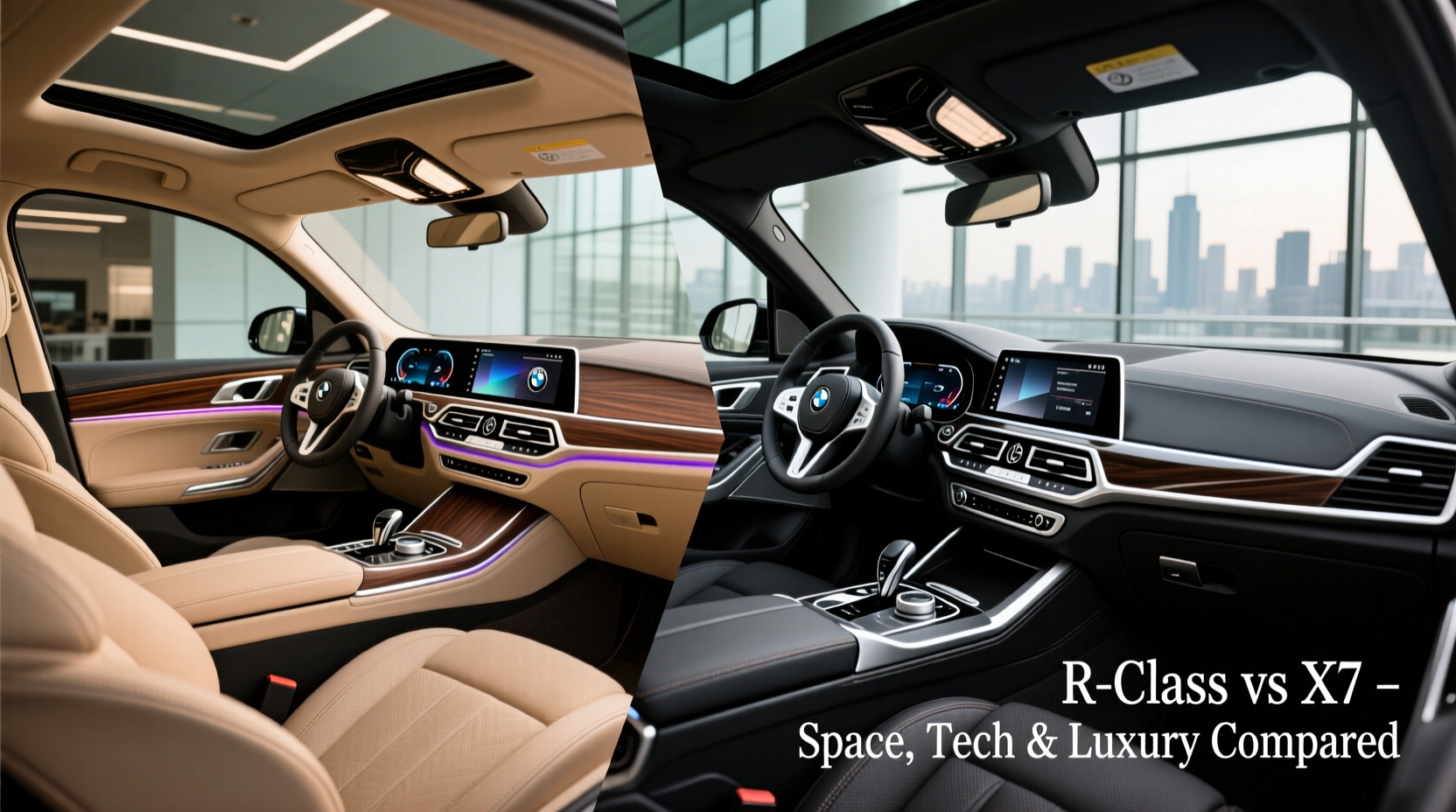 r class vs x5 interior