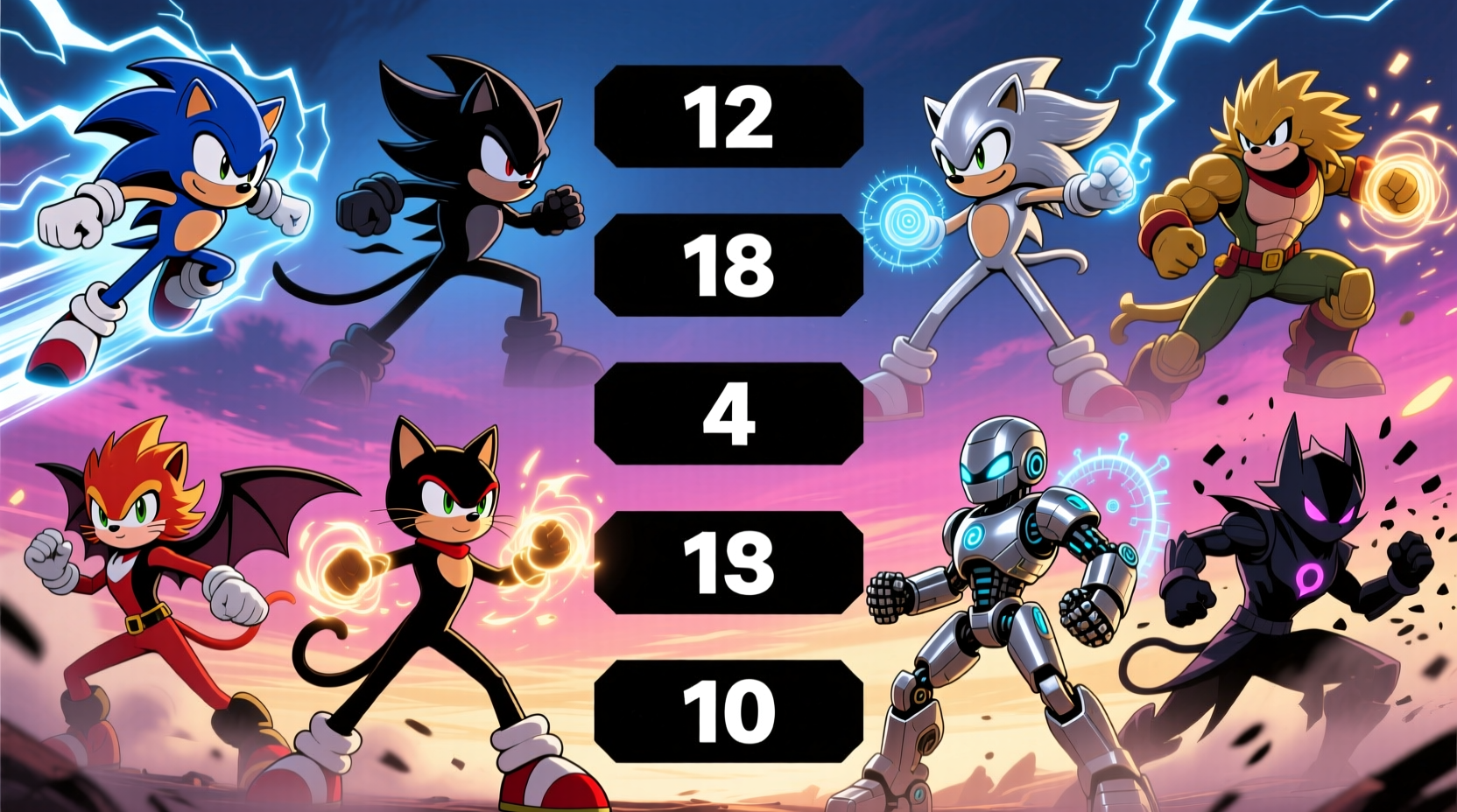 top 10 strongest sonic characters with unique powers ranked