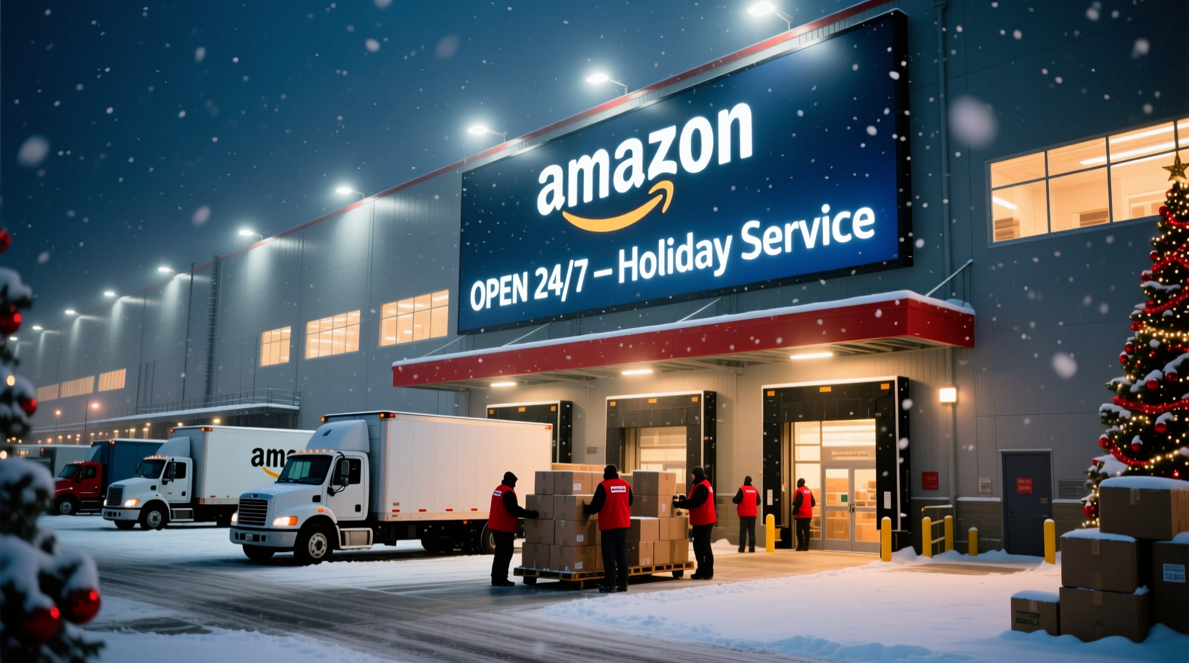 is amazon open on christmas day