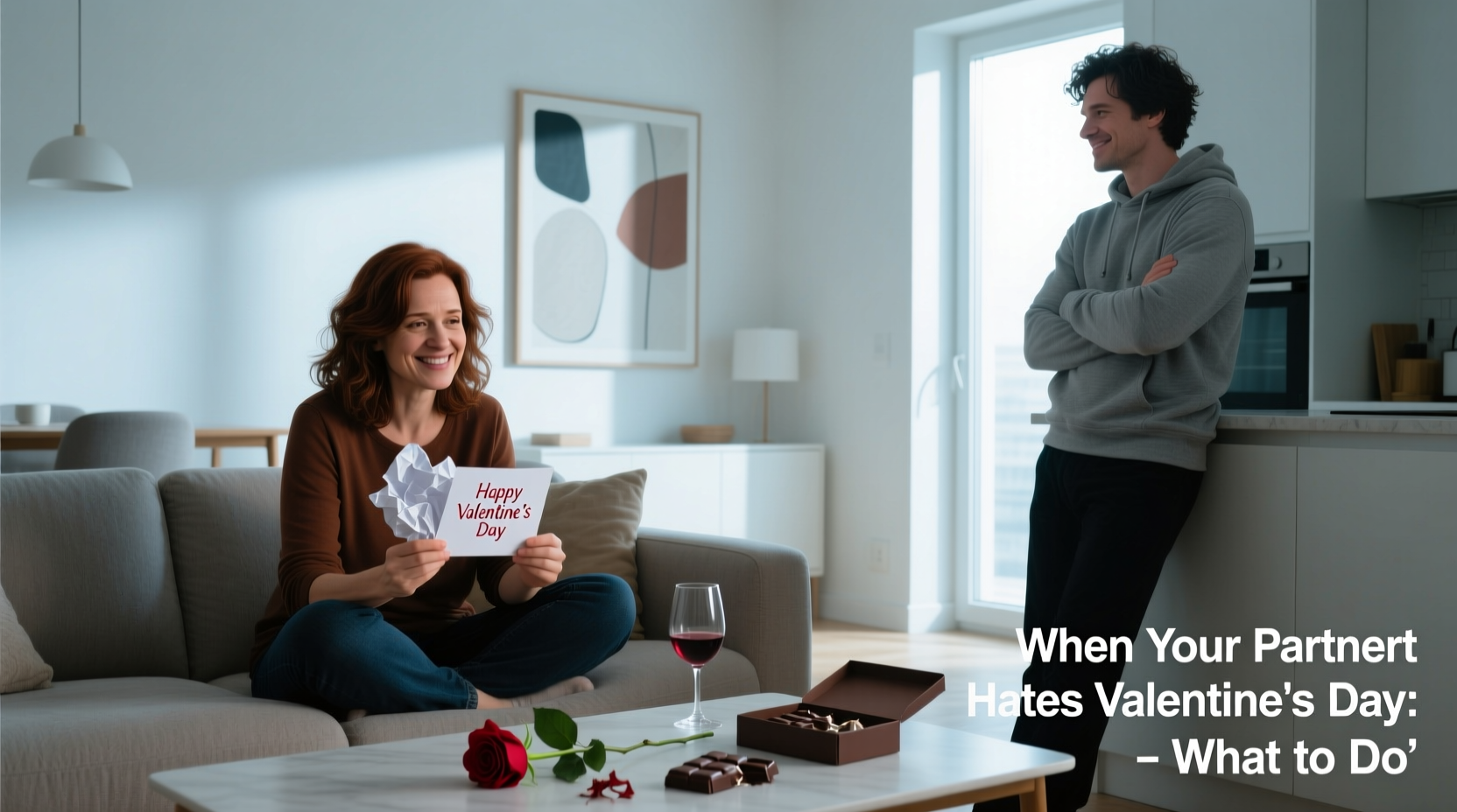 when your partner hates valentines day