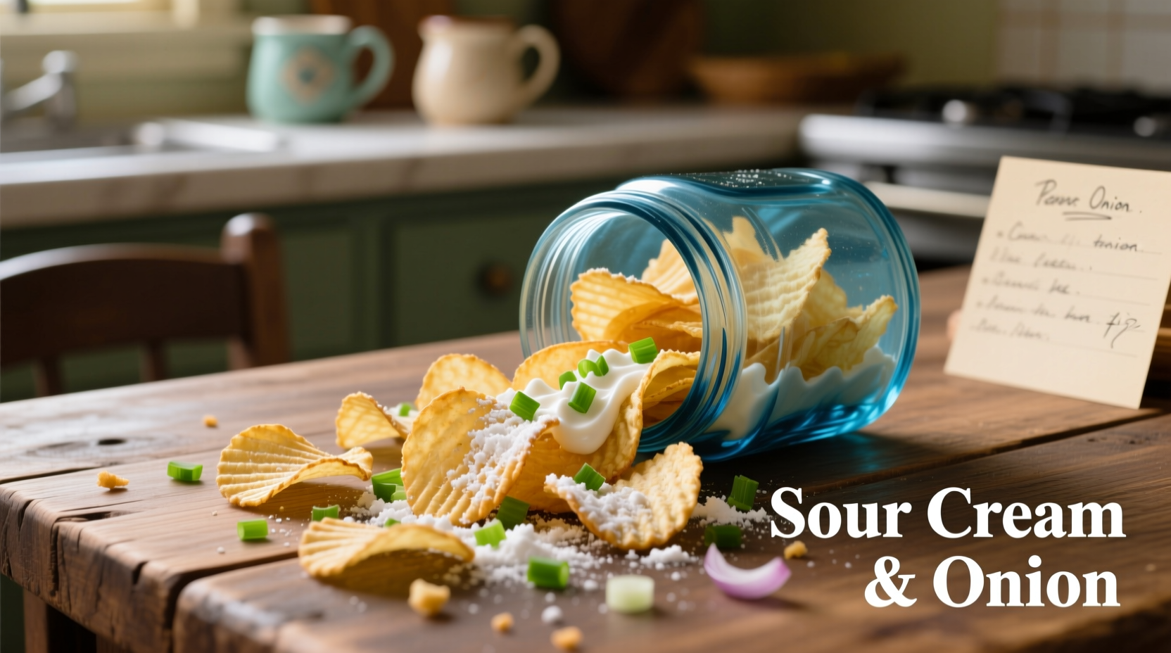 sour cream and onion chips