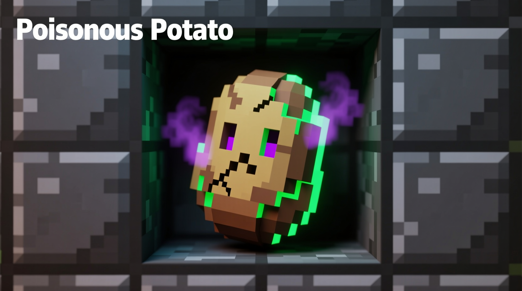 Minecraft poisonous potato item in inventory