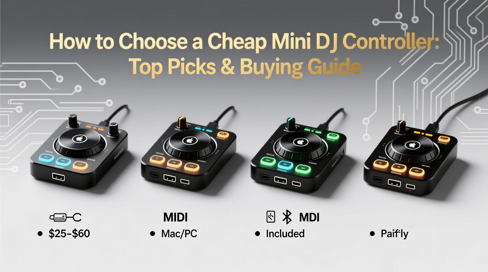 mini dj controller cheap