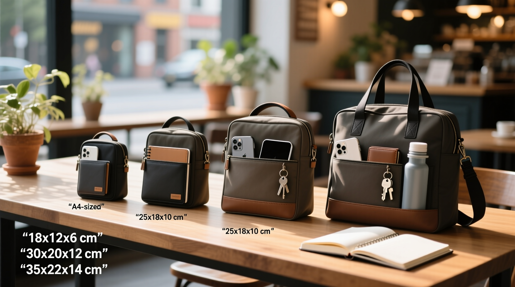 how to select the ideal portable shoulder bag size for your everyday needs