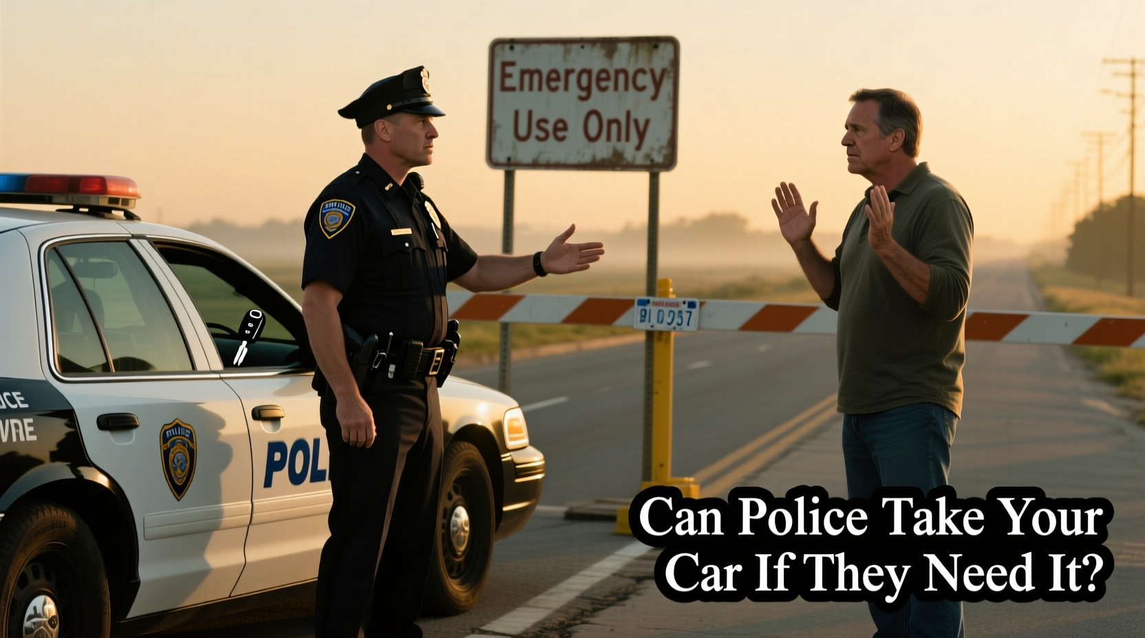 can police take your car if they need it