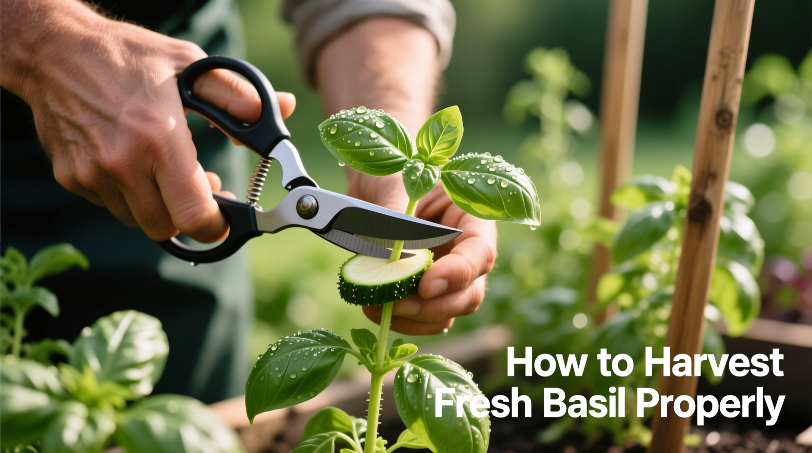 How to Harvest Fresh Basil Properly