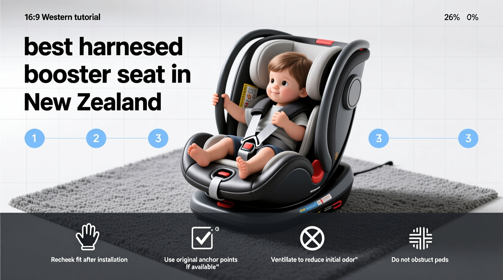 best harnessed booster seat nz