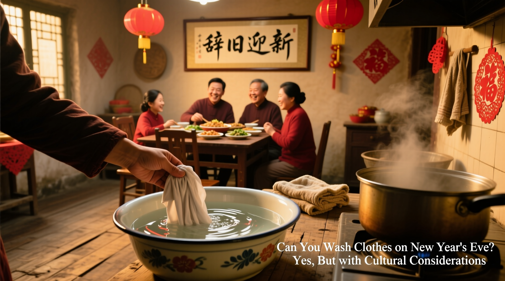 can you wash clothes new year eve