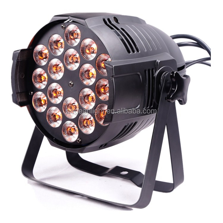 18x15w LEDパー缶rgbwa uv 6 in1アップライトステージLED