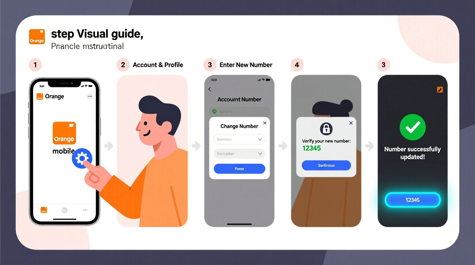 step by step guide to changing your mobile phone number with orange easily