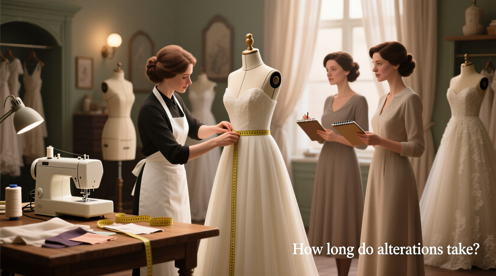 how long do alterations take wedding dress