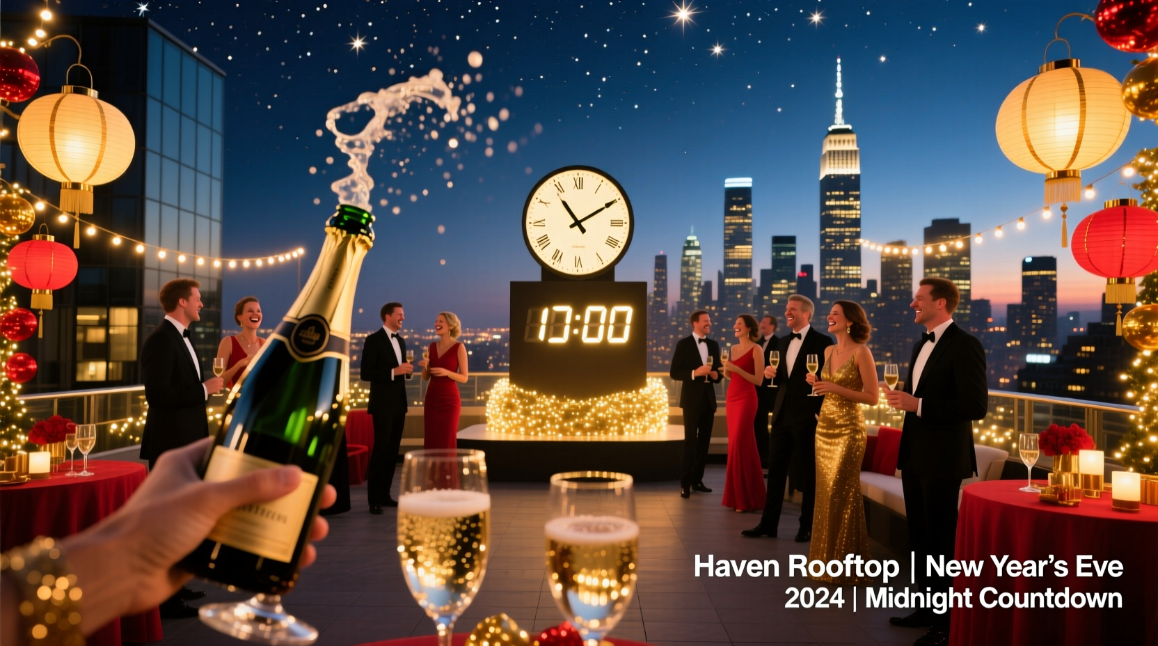 haven rooftop new year eve