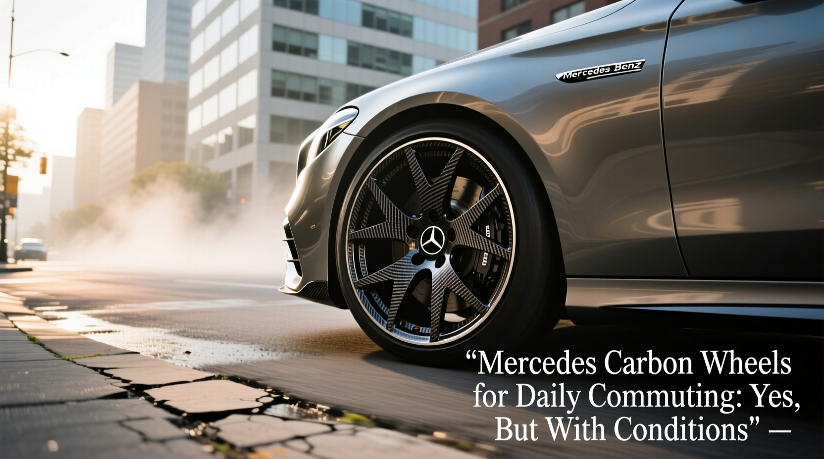 mercedes carbon wheel daily commute