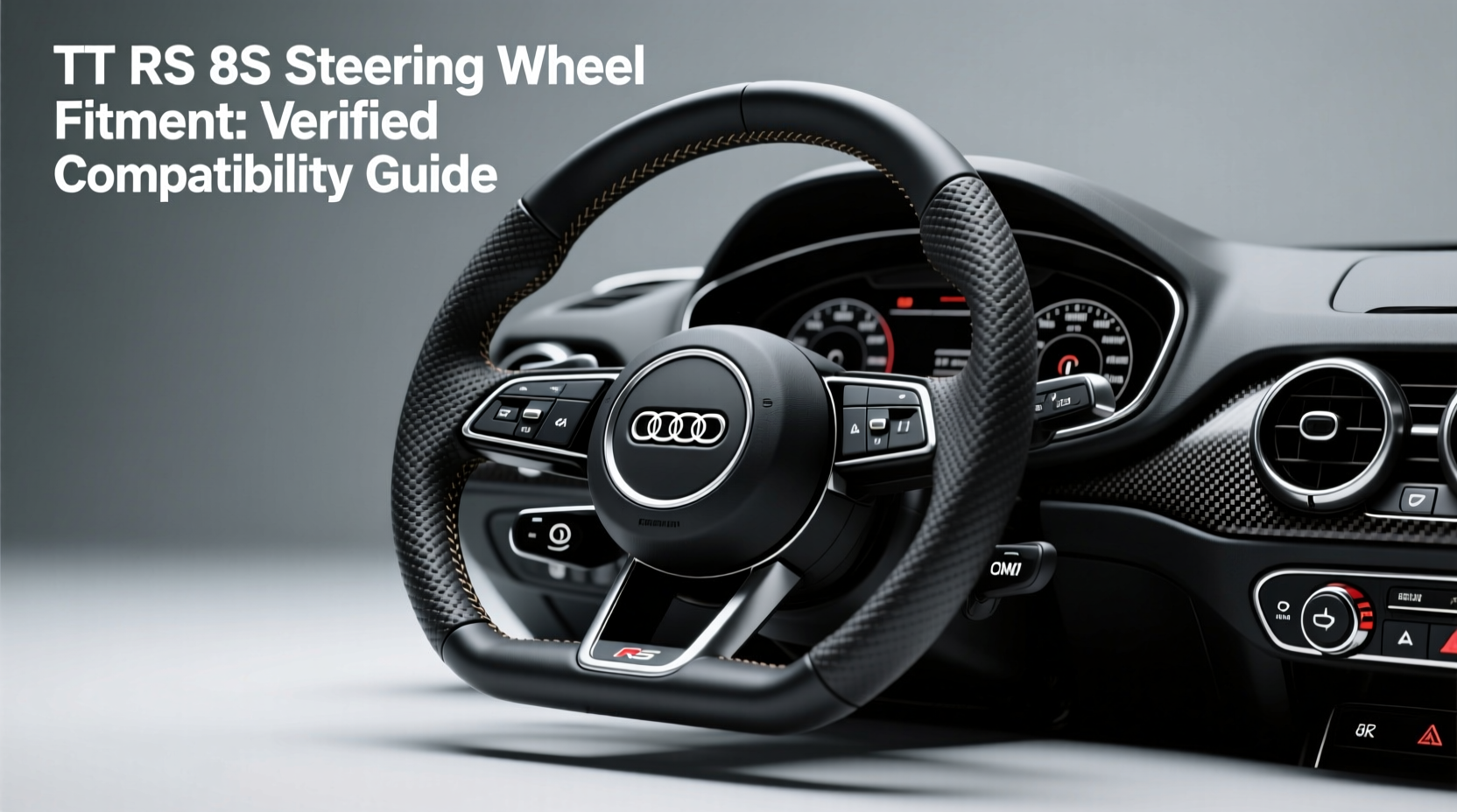 tt rs 8s steering wheel fitment