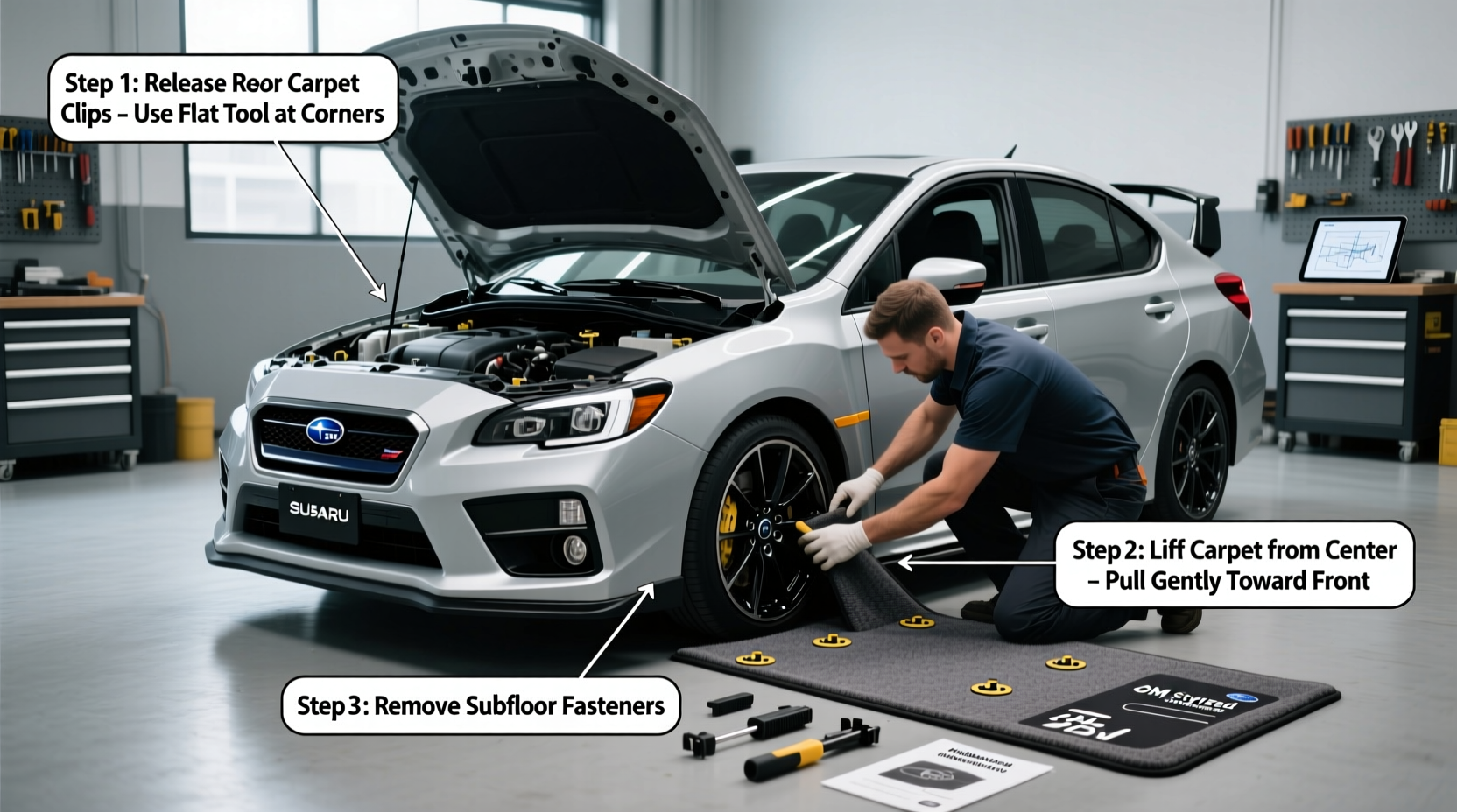 2026 wrx carpet replacement guide