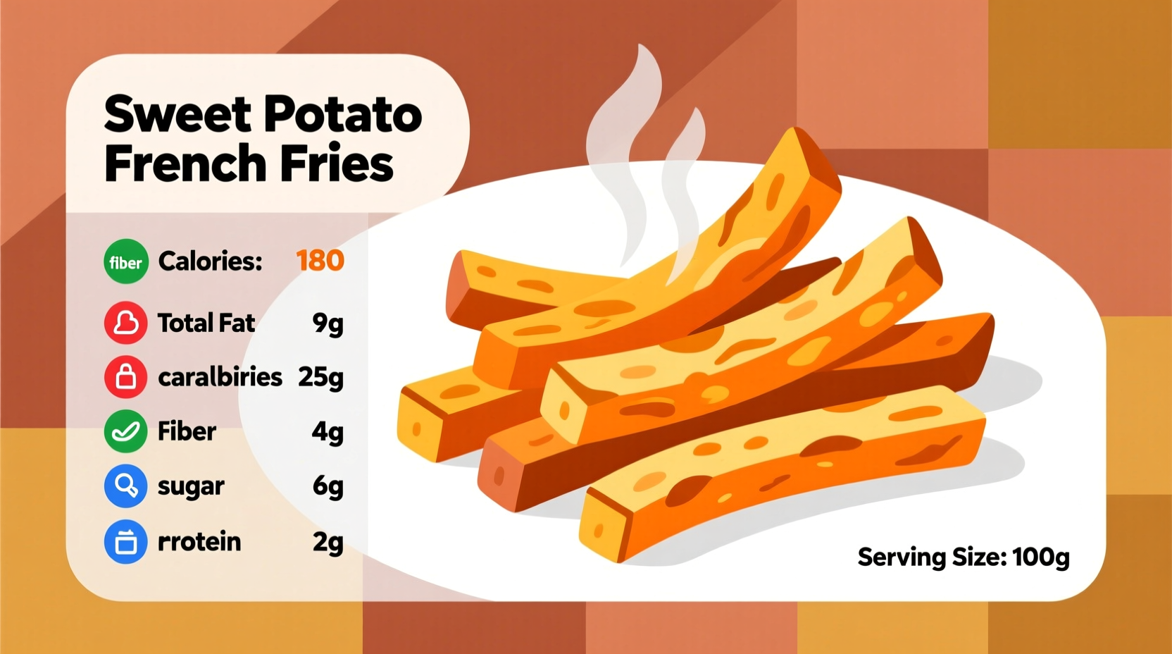 sweet potato french fries nutrition