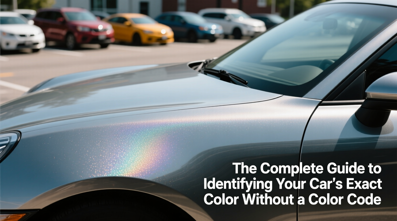 the complete guide to identifying your cars exact color without a color code