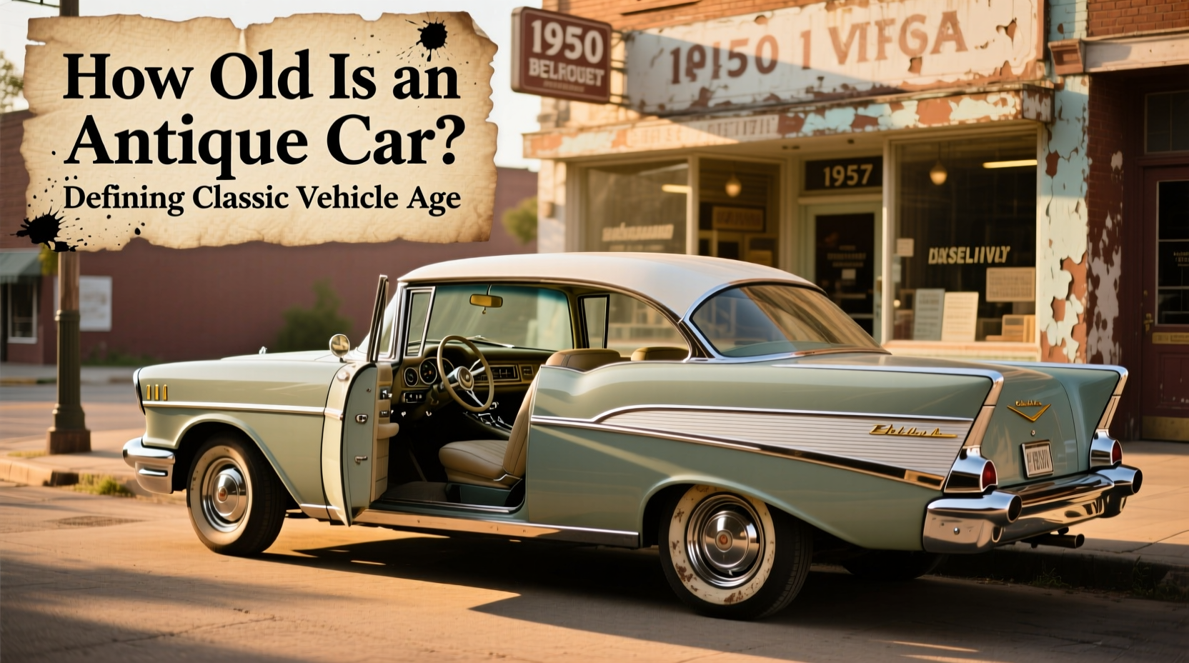 how old antique car