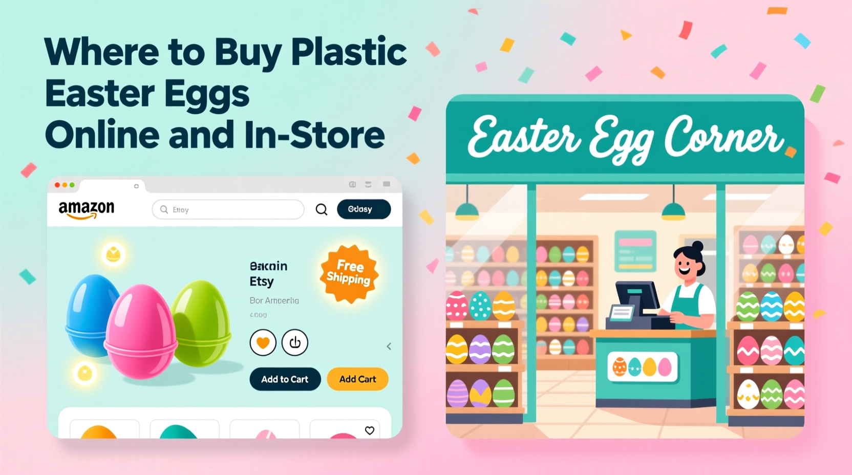 where can i buy plastic easter eggs