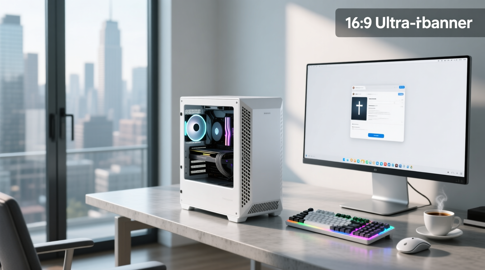white pc case