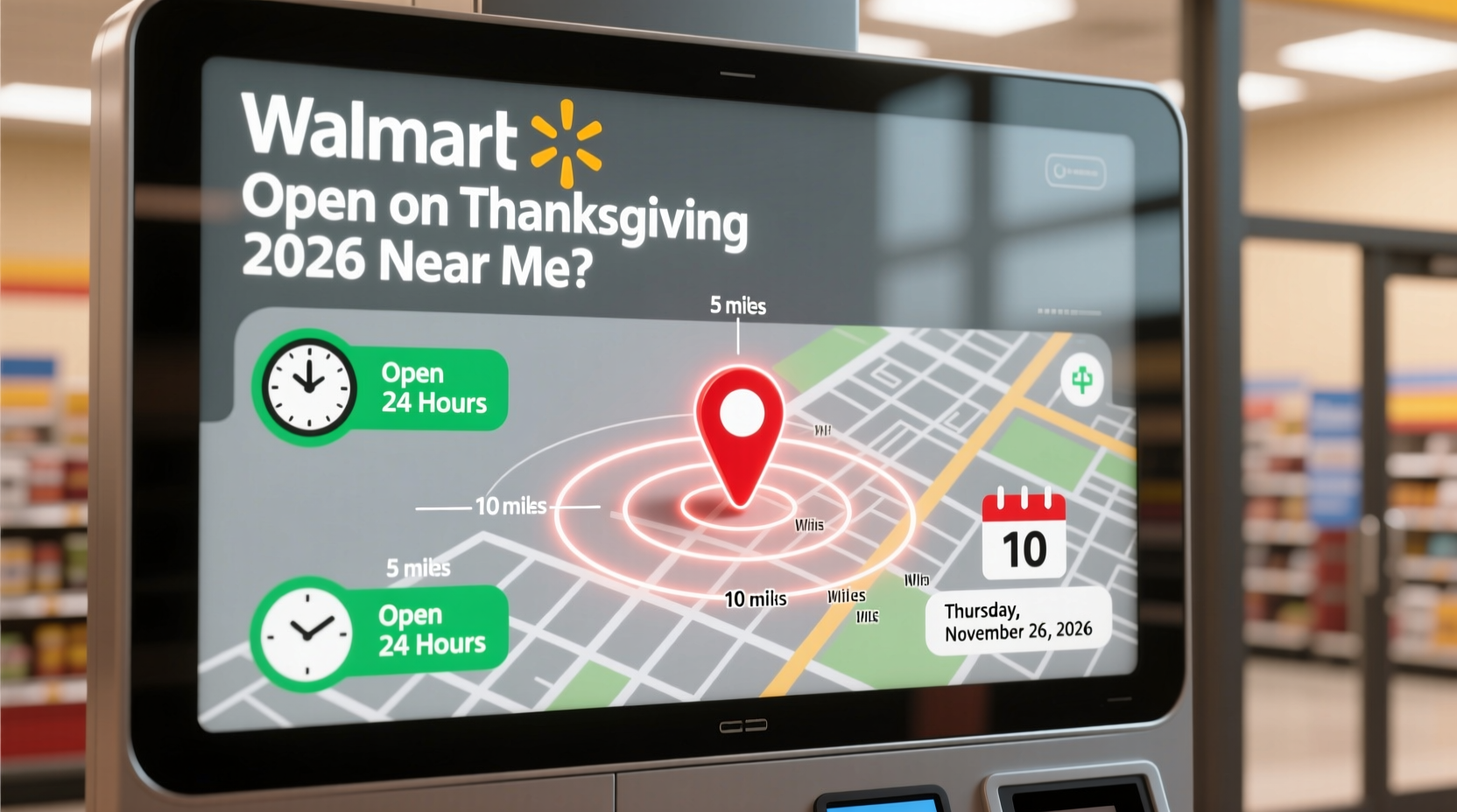 is walmart open on thanksgiving 2026 near me