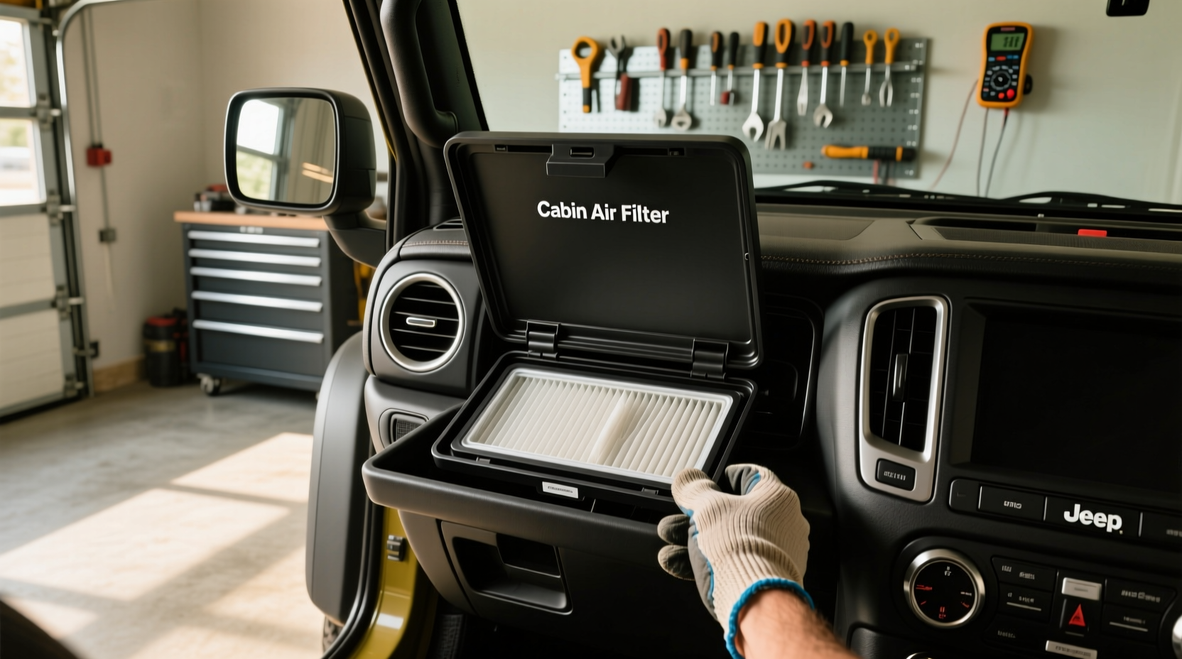 How to Replace Cabin Air Filter in 2014 Jeep Wrangler