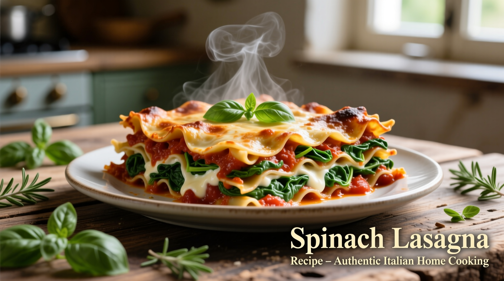 Creamy Spinach Lasagna Recipe: Ready in 90 Minutes