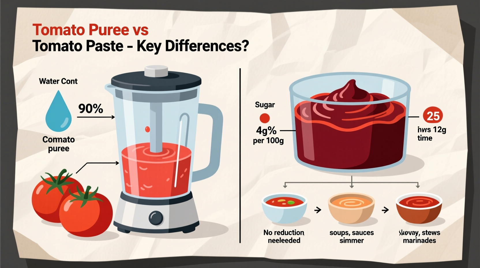 Tomato Puree vs Paste: Key Differences Explained