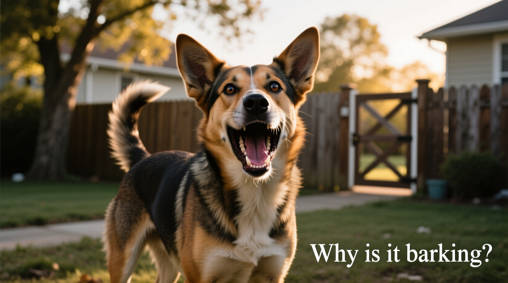 dog barking at you for no reason understanding why what to do