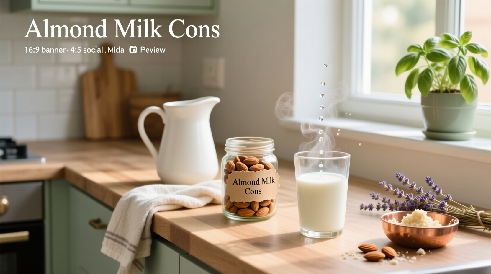 almond milk downsides explained