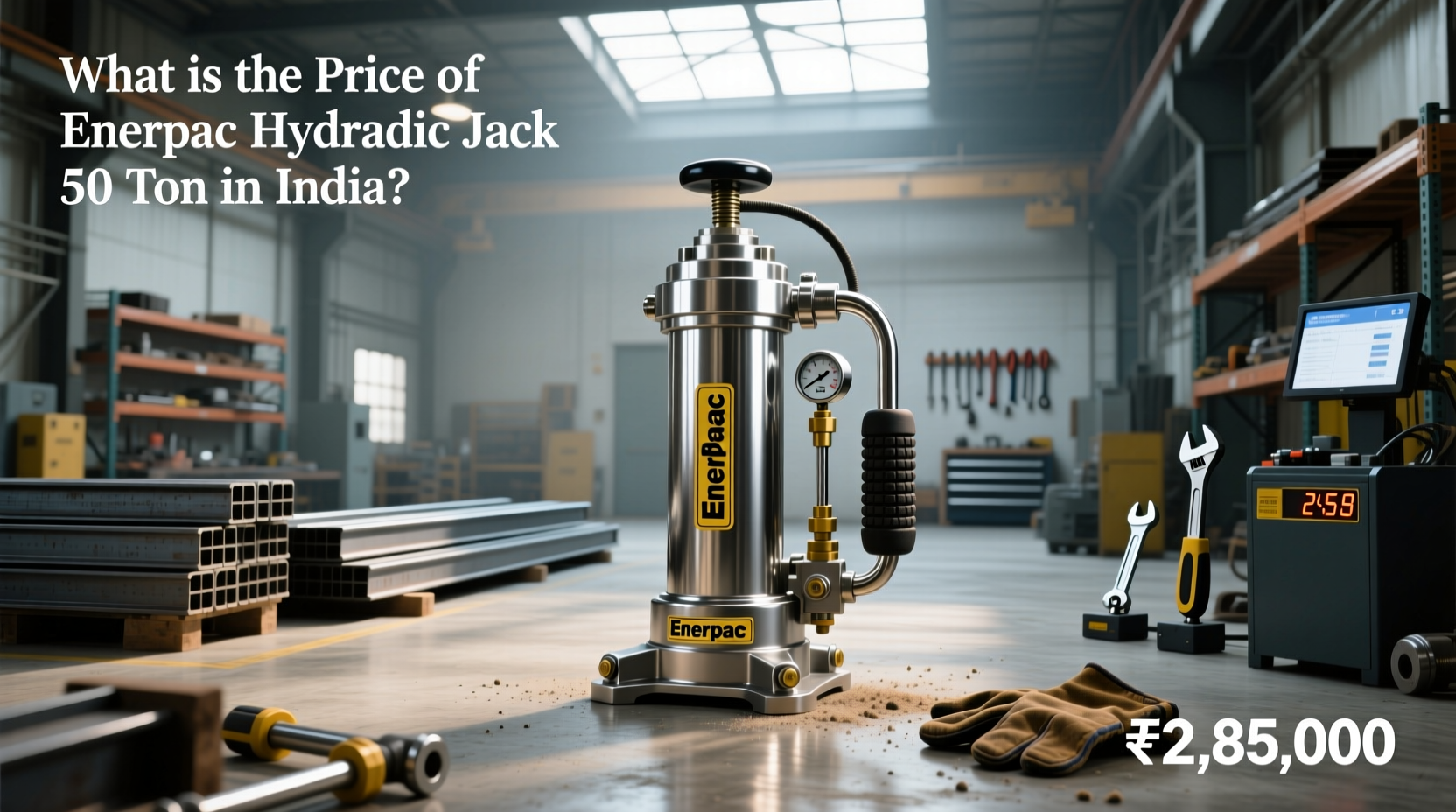 How to Choose Hydraulic Jack Price in India: Enerpac 50 Ton Model Buying Guide