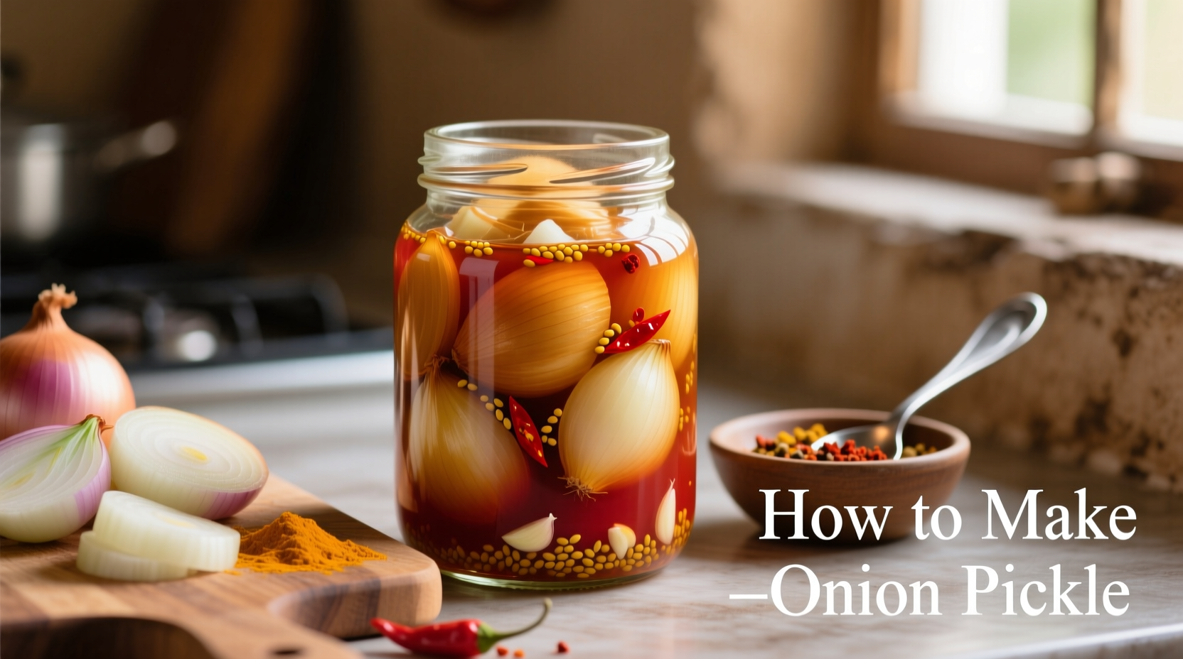 how do you make a onion pickle