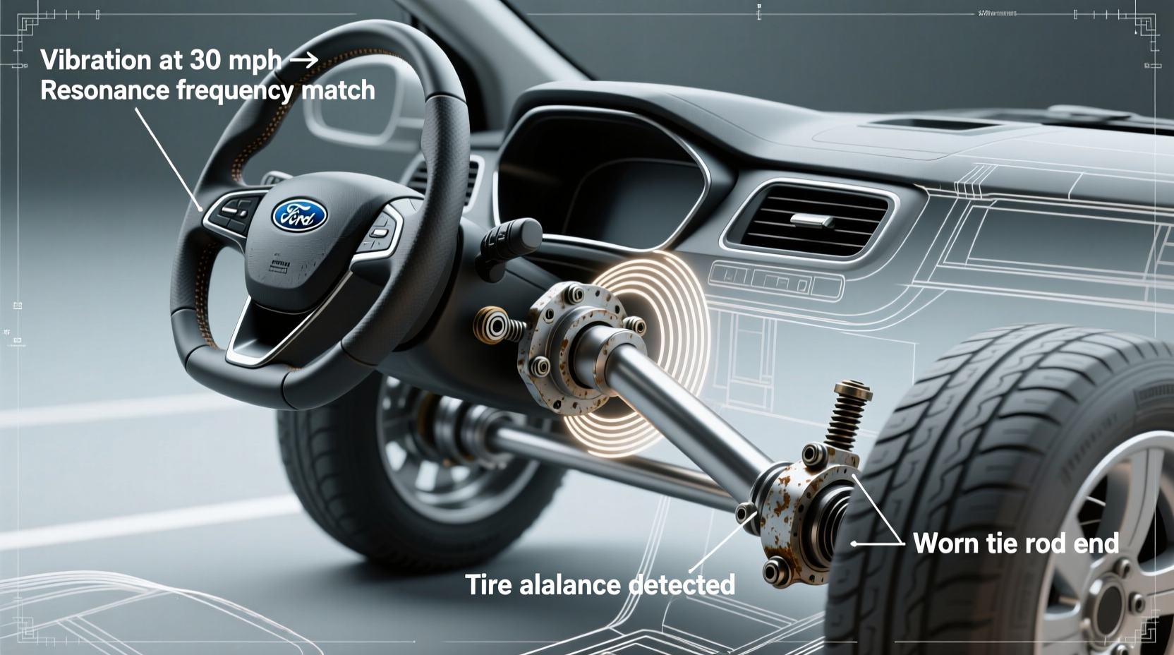 fiesta st mk8 steering vibration 70mph