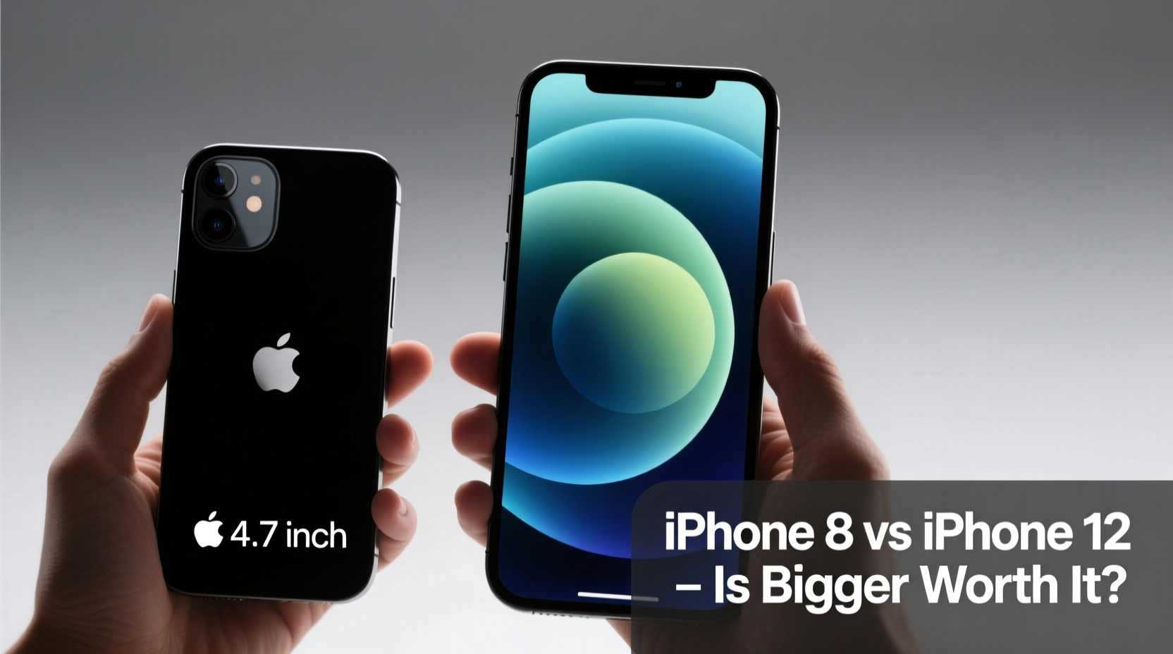 iphone 8 vs iphone 12 screen size is it worth upgrading for the bigger screen