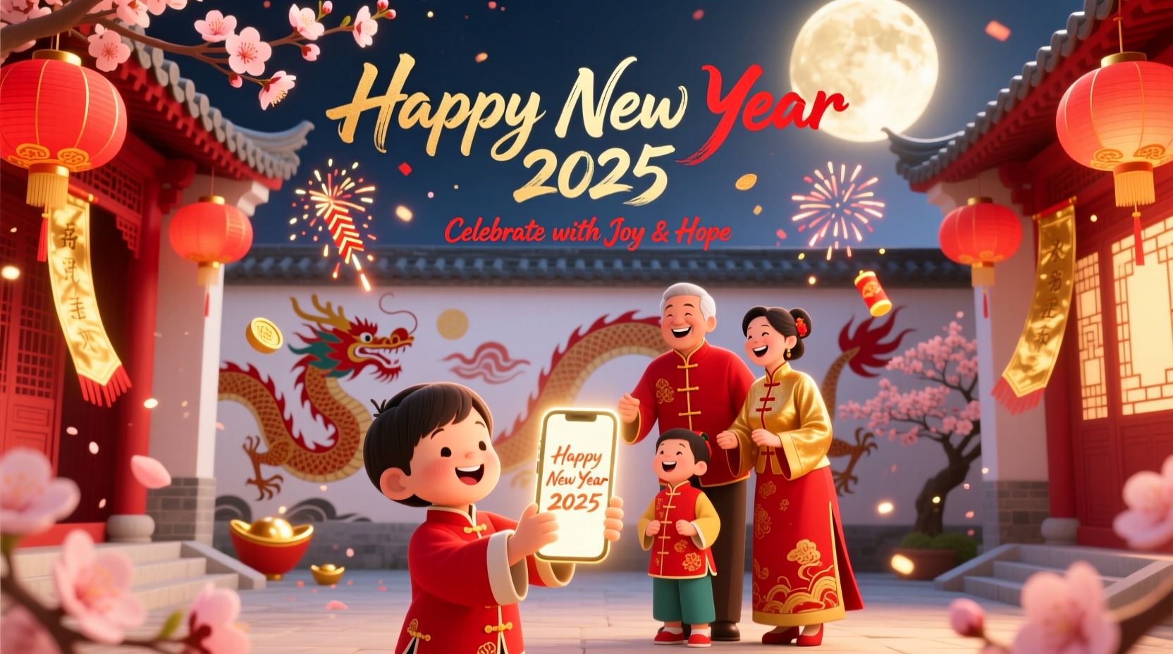 how to wish people a happy new year