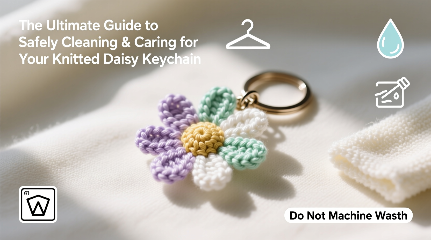 The Ultimate Guide To Safely Cleaning And Caring For Your Knitted Daisy ...