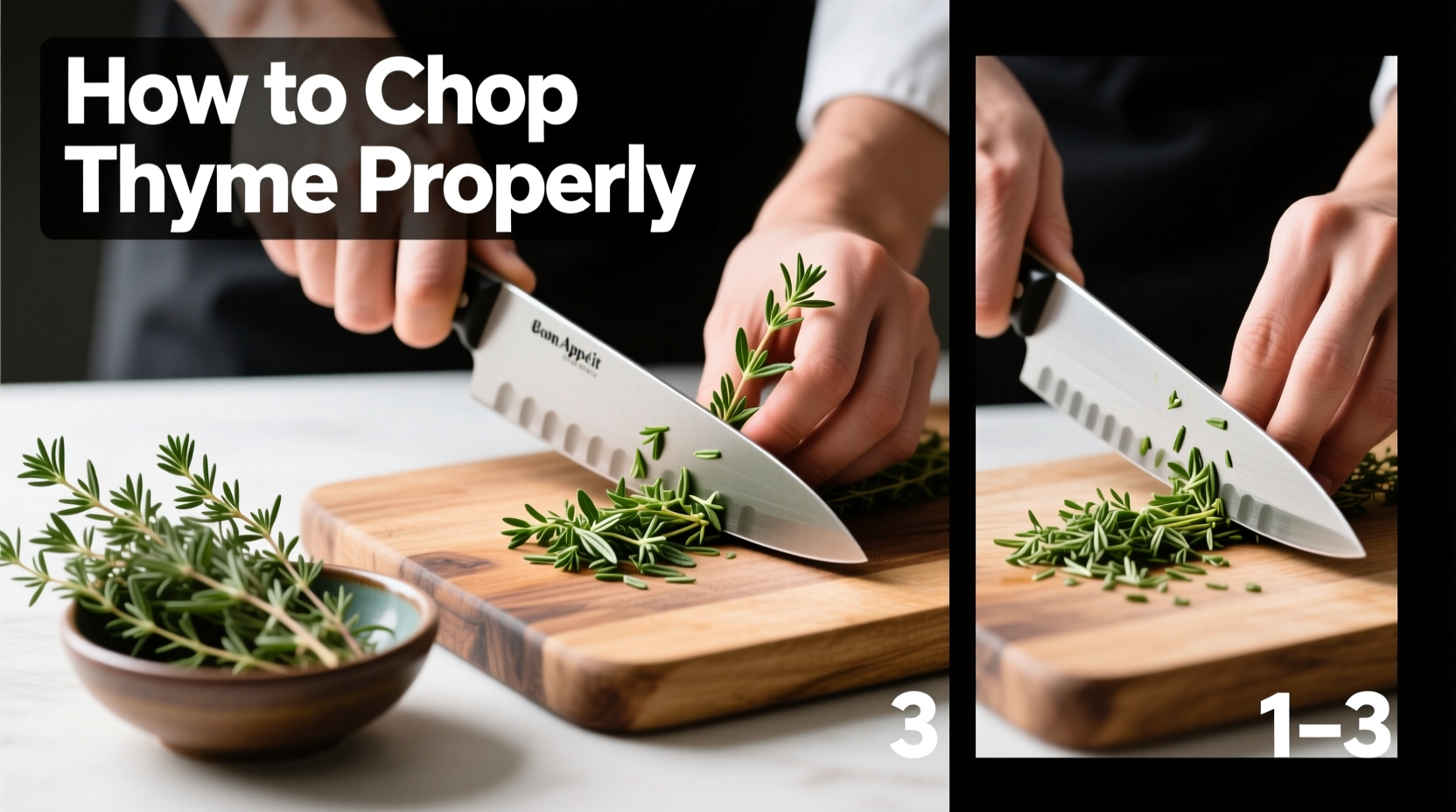 how do you chop thyme
