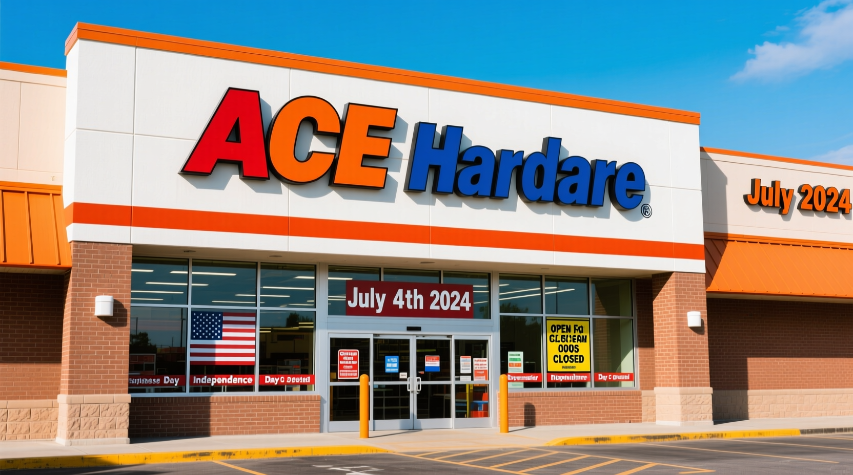 is ace hardware open on july 4th