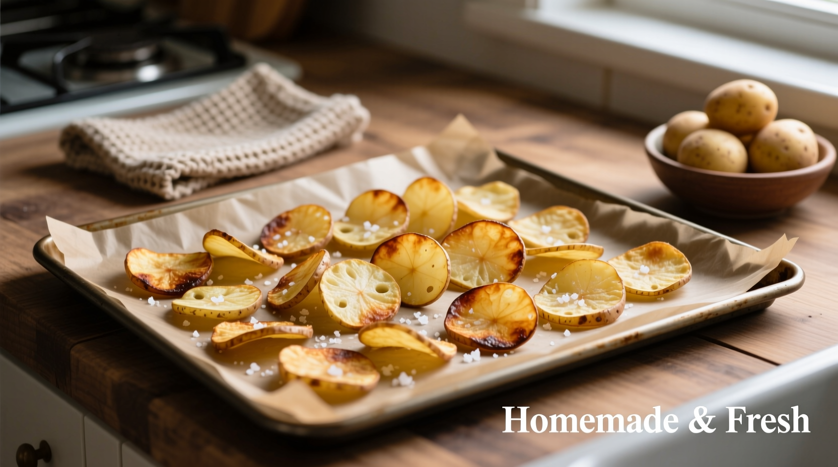 homemade potato chips oven