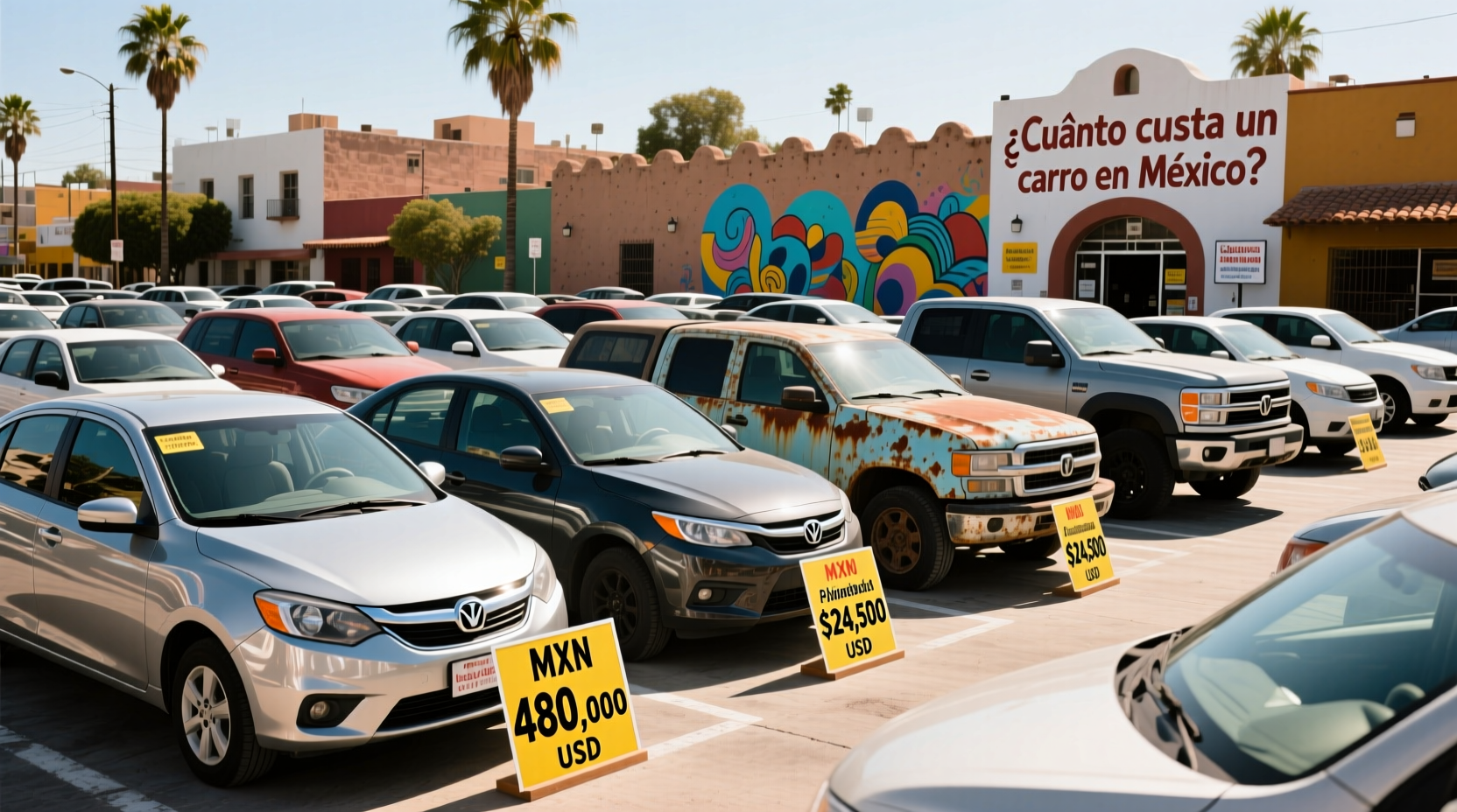how much is a car in mexico