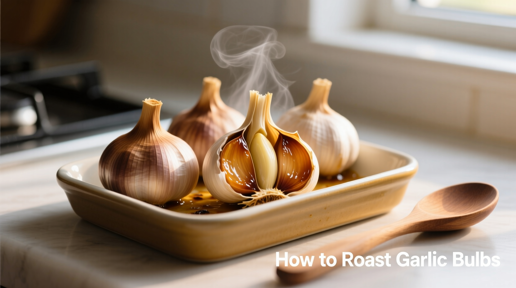how do you roast garlic bulbs