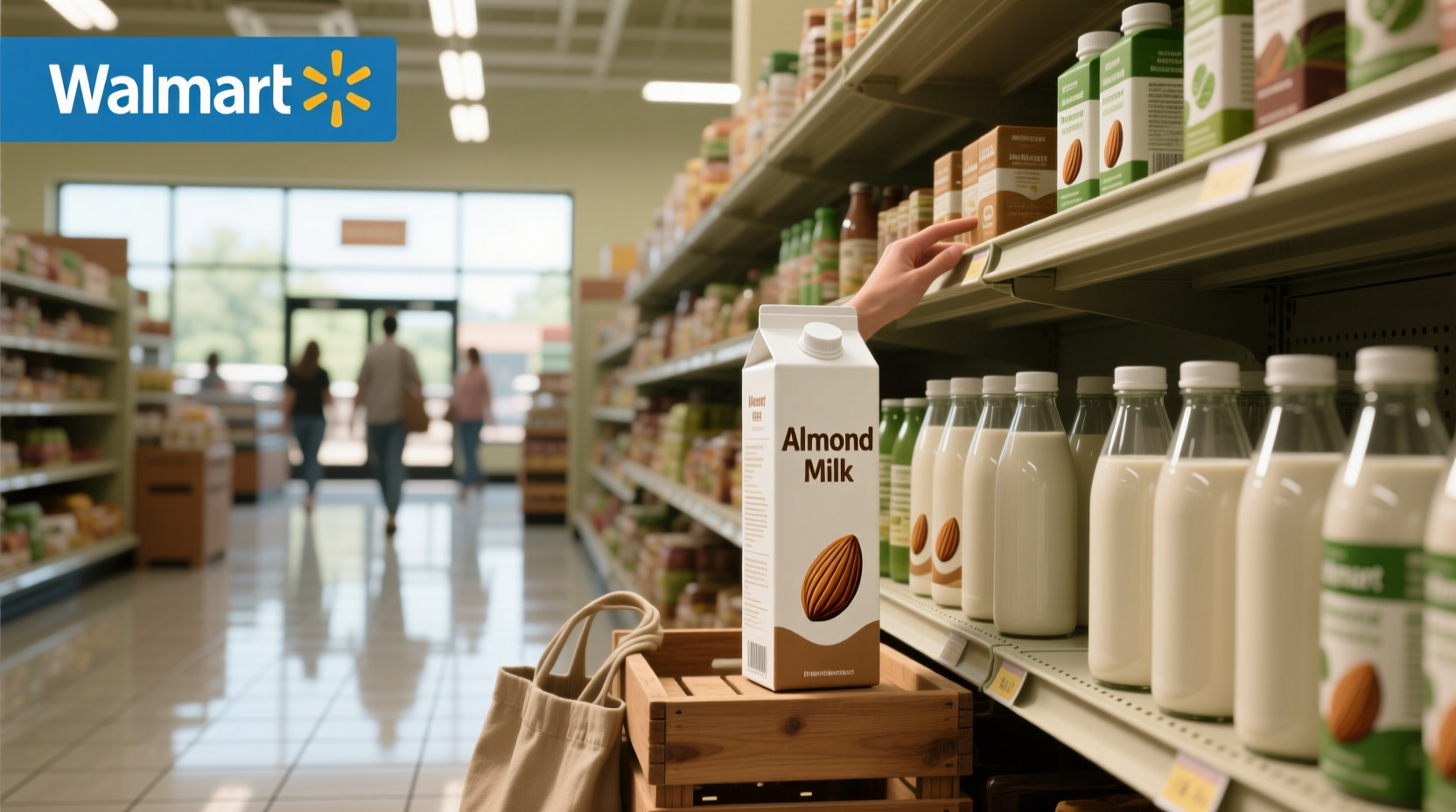 almond milk at walmart what to buy